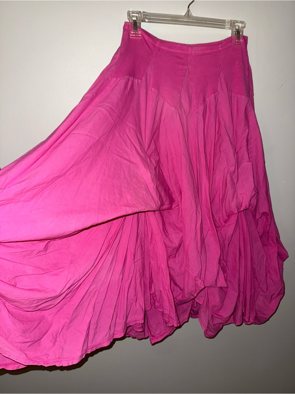 Luna Luz pink gypsy ruffle Skirt size M medium - rare! - Picture 2 of 7